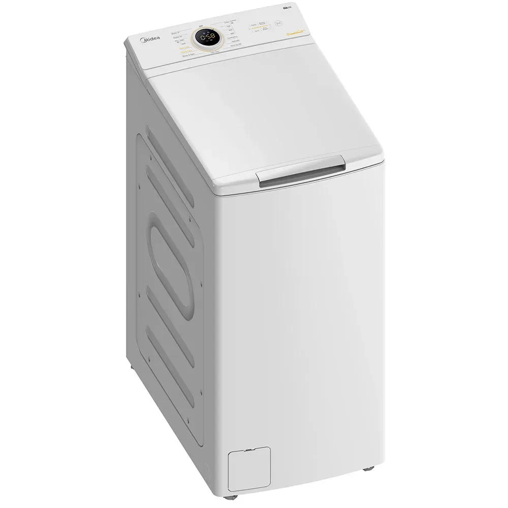 Mf100t80b/w Topbetjent Vaskemaskine fra Midea – produktbillede