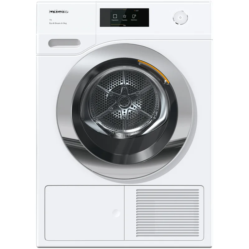 TCR 790 WP Eco & Steam Warmtepompdroger Wit van Miele – productfoto
