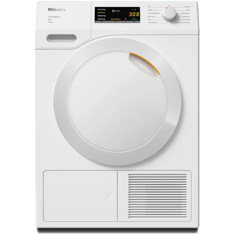 TEA 535 WP Excellence Warmtepompdroger Wit van Miele – productfoto