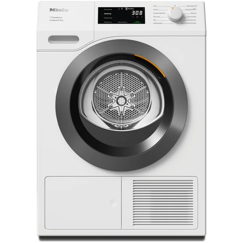 TEC 655 WP Excellence Warmtepompdroger Wit van Miele – productfoto