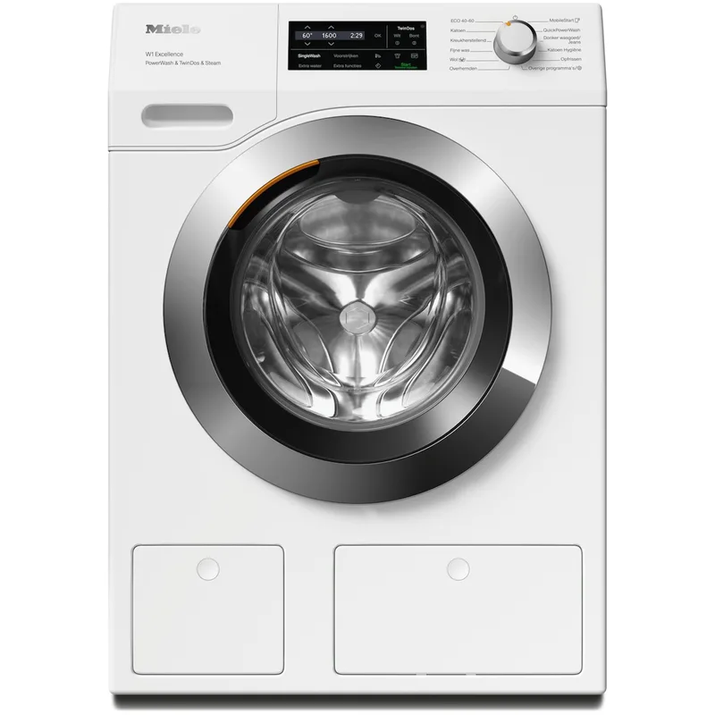 WEJ 895 WPS Excellence PowerWash & TwinDos & SteamCare Wasmachine Wit van Miele – productfoto