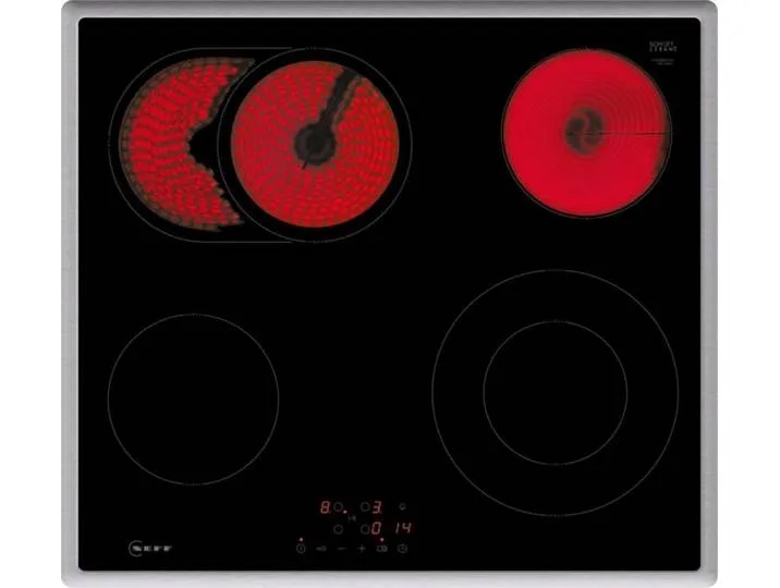 Elektro-Kochfeld N 50 T16SBN1L0, Intuitive Touch-Bedienung & Bräterzone für großes Bratgeschirr von Neff – Produktfoto