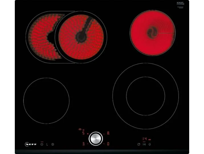 Elektro-Kochfeld N 70 T16FTN1L0, Bequeme Steuerung mit TwistPad® & Bräterzone für großes Kochgeschirr von Neff – Produktfoto