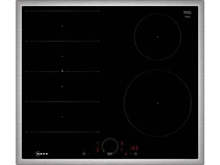 Flex-Induktions-Kochfeld N 70 T66SHE4L0, Intuitive Twist Touch®-Steuerung & clevere, flexible Flexzonen fra Neff – produktbillede