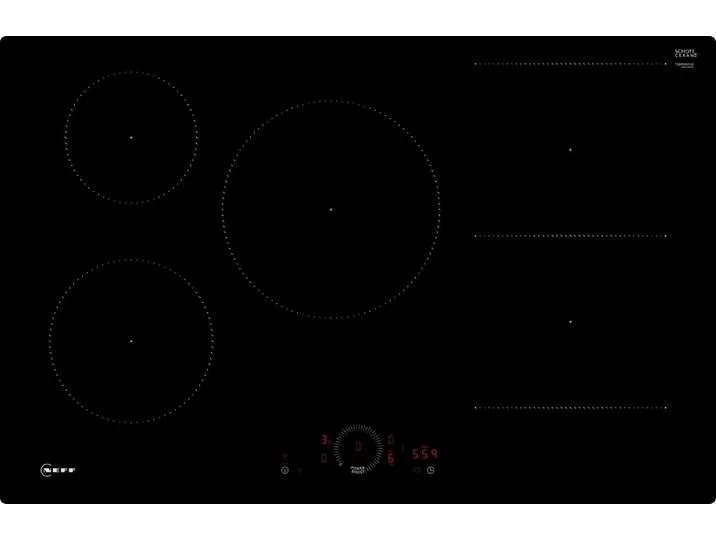 Induktions-Kochfeld N 70 T58PHW1L0, Intuitive Twist Touch®-Steuerung & flexible Combi Induction fra Neff – produktbillede