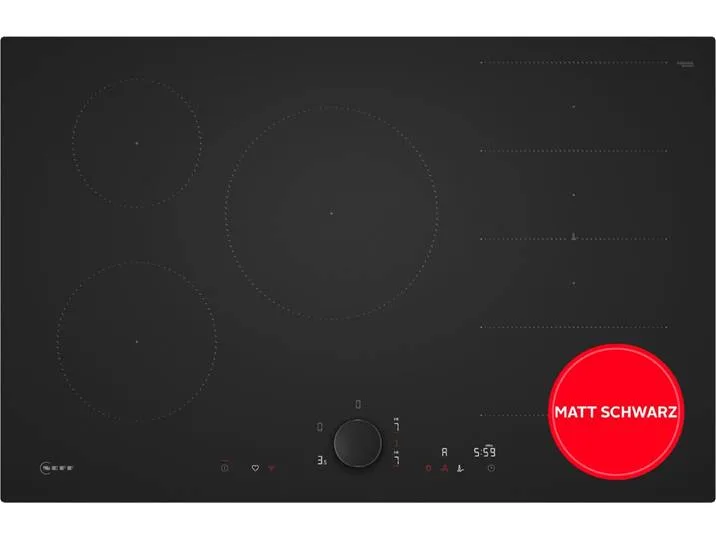 Induktions-Kochfeld N 90 T68NUV4A0, Flex-Induktionskochfeld im Matt Black Design mit Twist Pad® Steuerung. de Neff – photo produit
