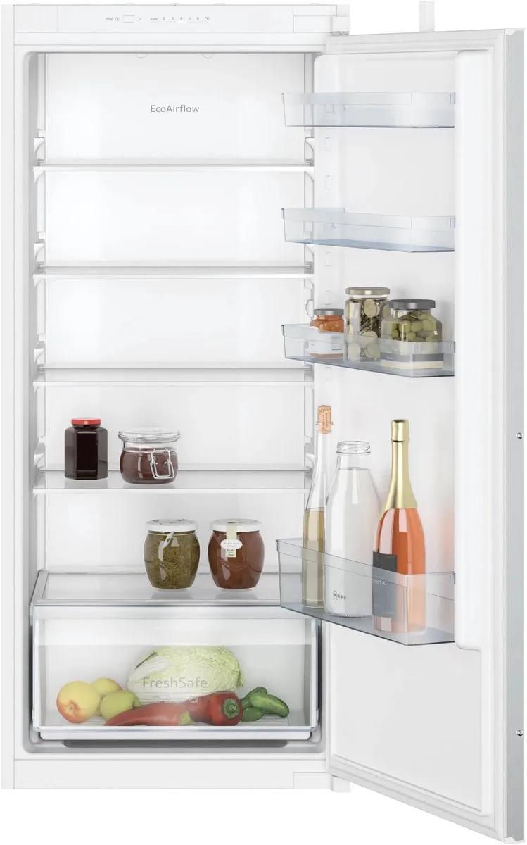 KI1411SE0 Inbouw Koelkast 122 cm Sleepdeur 204 Liter Energieklasse E van Neff – productfoto