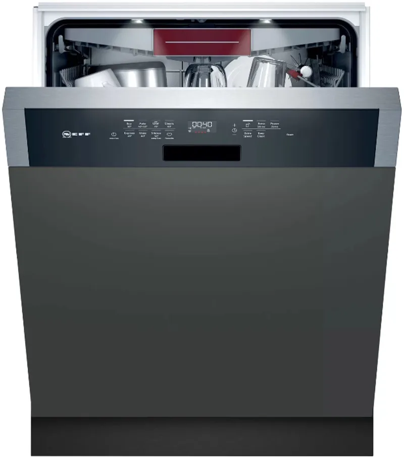 S147ZCS35E vaatwasser Semi-ingebouwd 14 couverts by Neff in Roestvrijstaal – product photo