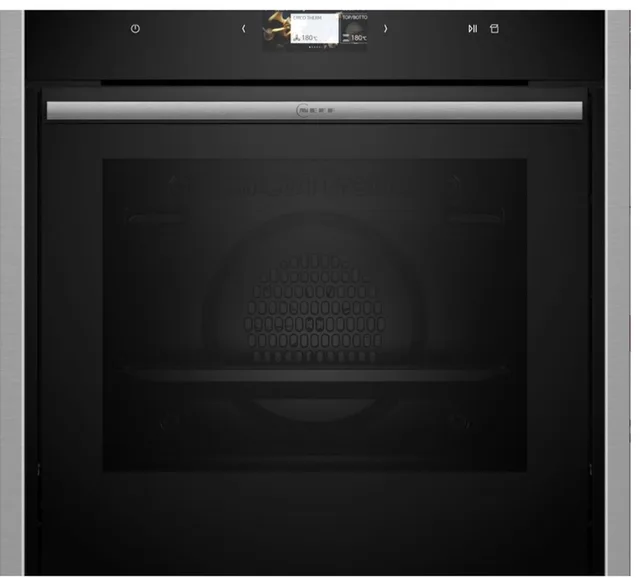 stoomoven 71l 60cm zwart