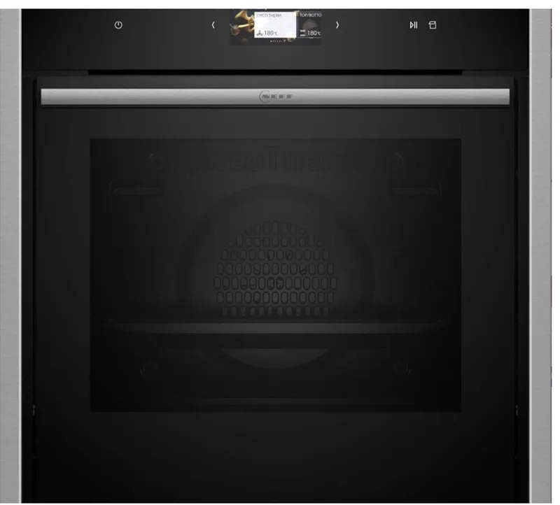 stoomoven 71l 60cm zwart by Neff in Black, Stainless steel – product photo