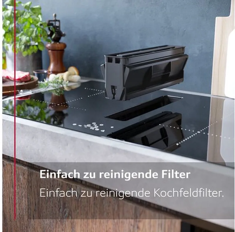 V56NBS1L0 kookplaat Ingebouwd 60 cm Inductiekookplaat zones 4 zone(s) Inbouw afzuigkap fra Neff i Sort – produktbillede