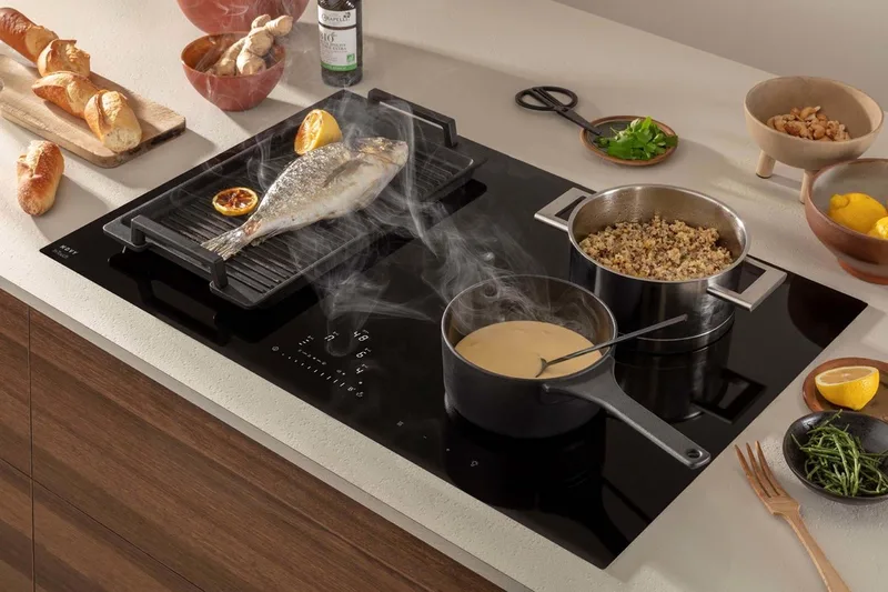 NOVY 1775 kookplaat Ingebouwd 80 cm Inductiekookplaat zones 4 zone(s) van Novy in Zwart – productfoto