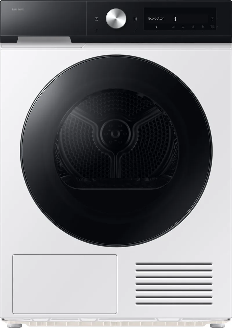 BESPOKE DV90DB7845GEU3 7000 serie - Wasdroger - QuickDrive - Energielabel A - 9 kg - 5 jaar garantie in Nederland de Samsung en Blanc – photo produit