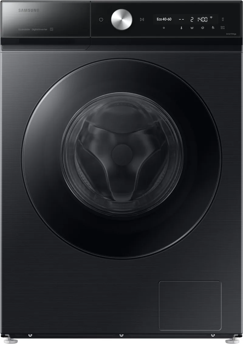 BESPOKE QuickDrive™ Wasmachine 8000-serie WW11DB8B95GB von Samsung in Schwarz – Produktfoto