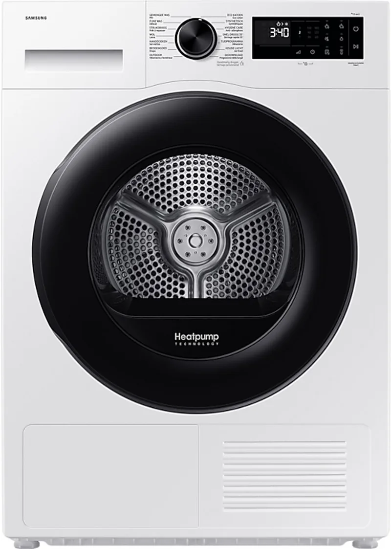 DV8UDG52B0AE QuickDry 35min warmtepompdroger 8 kg by Samsung in White – product photo