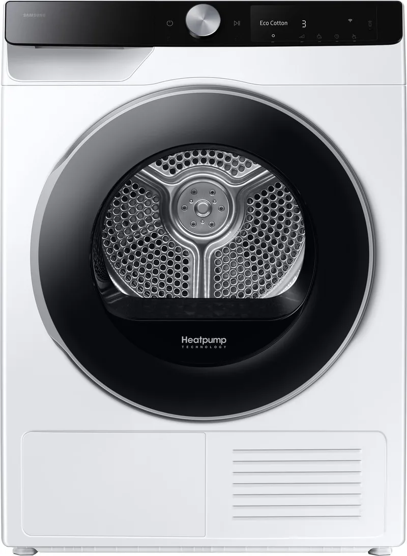 DV90DG6845LKU3 Warmtepompdroger 9 kg AI DRY de Samsung en Blanc – photo produit