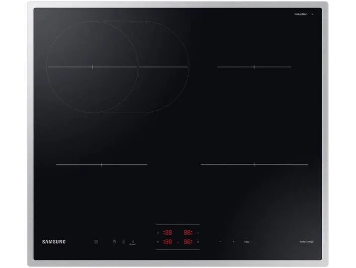 Induktions-Kochfeld NZ6000K NZ64B4015HK/U1, Höhe des Kochfelds beträgt nur 44mm & Ideal für ovale Pfannen & Töpfe fra Samsung – produktbillede