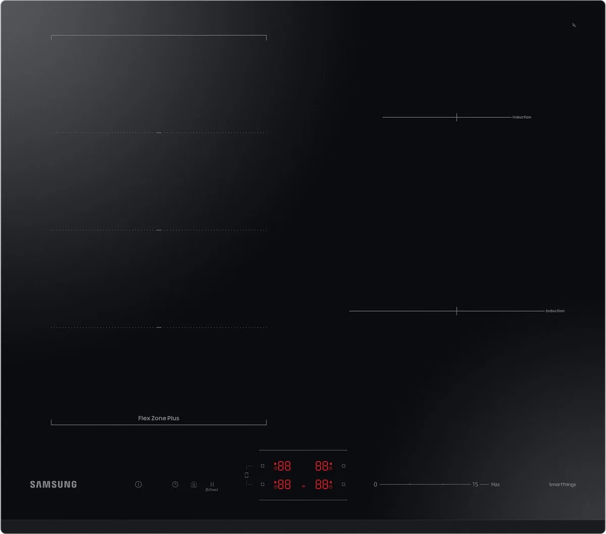 NZ64B6056GK Ingebouwd 60 cm Inductiekookplaat zones 4 zone(s) de Samsung en Noir – photo produit