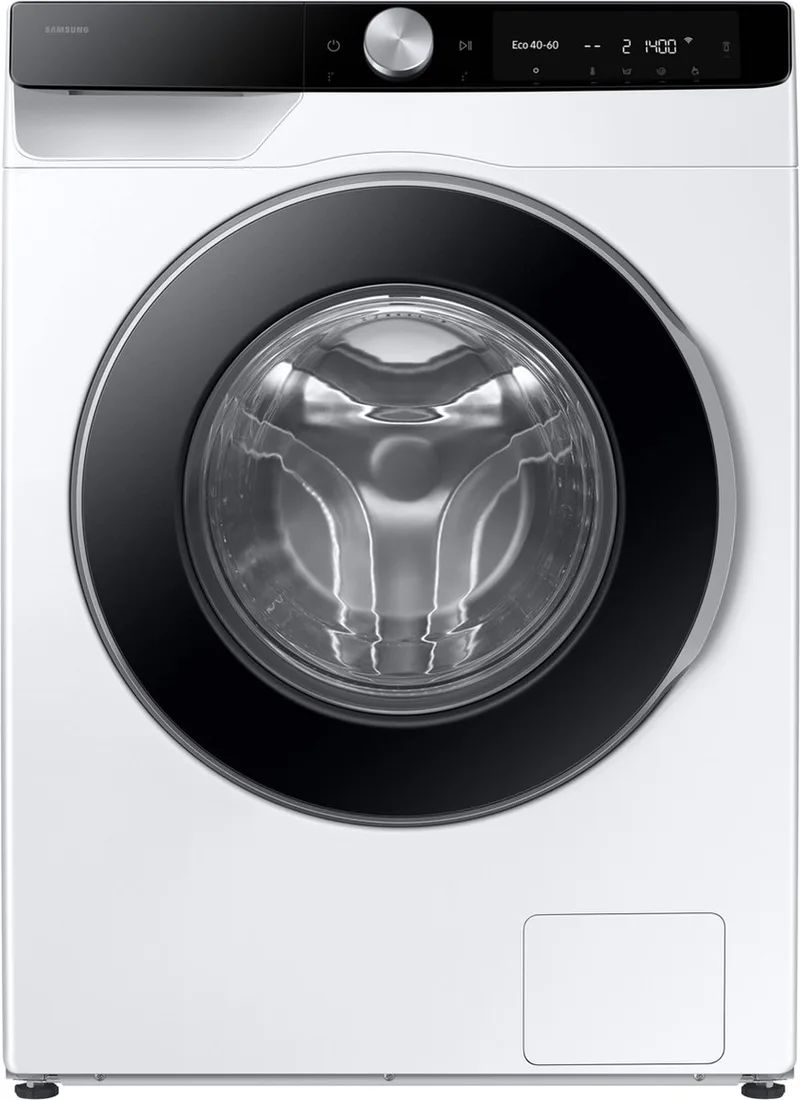 SuperSpeed Wasmachine 6000 serie WW90DG6U25LK - A klasse - 9 kg - 1400 RPM by Samsung in White – product photo