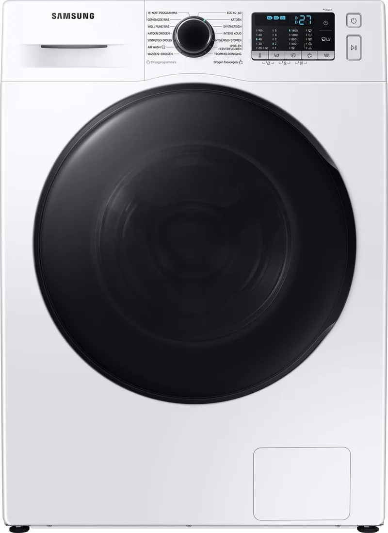 WD80TA049BE - EcoBubble - 5000 serie - Was-droogcombinatie - 5 jaar garantie in Nederland by Samsung in White – product photo