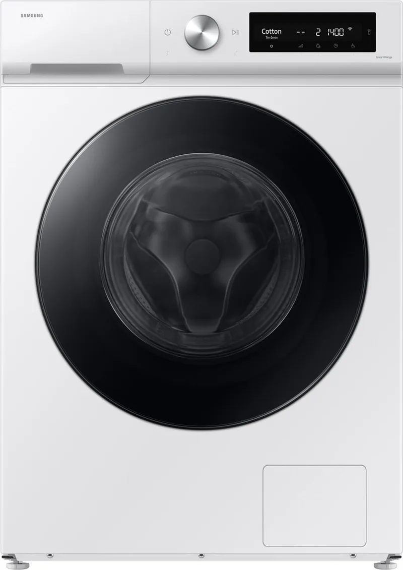 WD90DB7B85GW - BESPOKE AI Wash Was-droogcombinatie - 7000 serie by Samsung in White – product photo