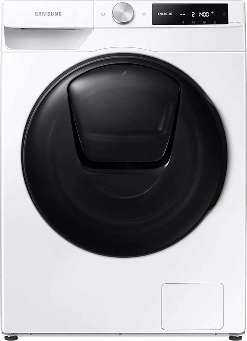 WD90T654DBE | Was-droogcombinatie | 9kg Wassen & 6kg Drogen | AddWash | EcoBubble by Samsung in White – product photo