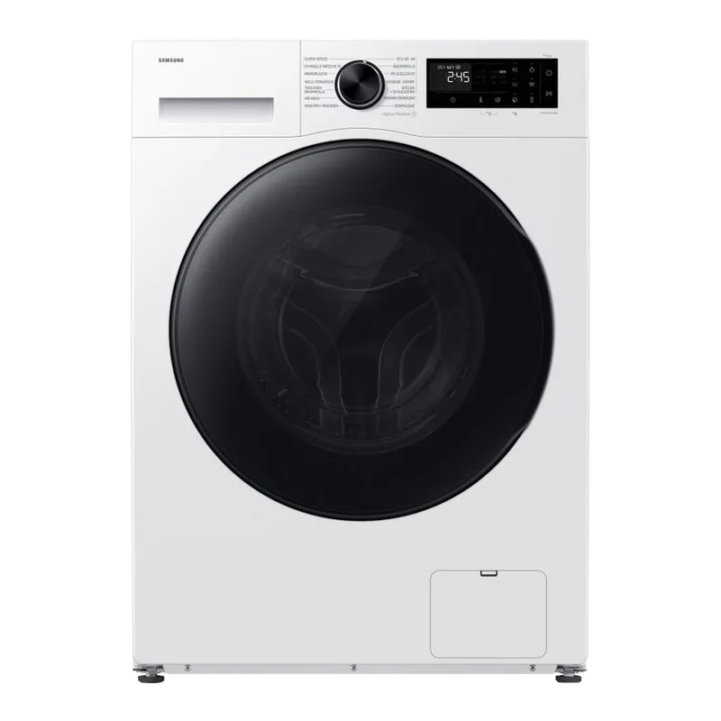 WD9BHG5U34BEEG Waschtrockner, 9/6 kg, AI Ecobubble, Super speed 39 Min., AI Energiemodus (SmartThings), QuickDrive, Mikroplastik-Pflege, 1400 U/min, WiFi Smart Control, weiß från Samsung – produktbild