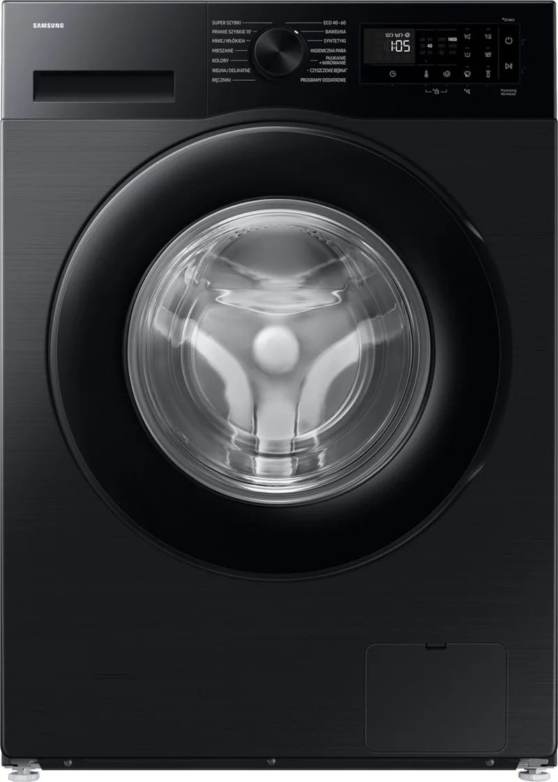 WW90DG5G34AB voorlader 9 KG wasmachine met AI Ecobubble™ by Samsung in Black – product photo