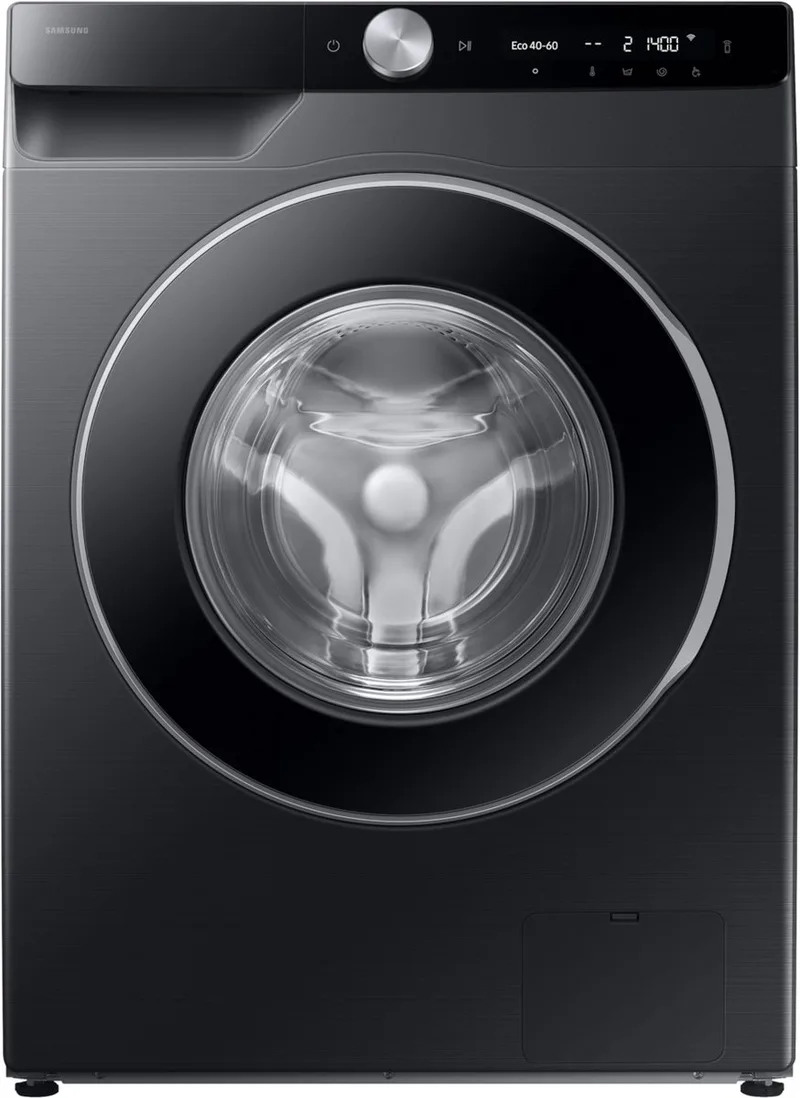 WW90DG6G94LBU4 wasmachine - voorlader - 9 kilo - A label - autodosering van Samsung in Zwart – productfoto