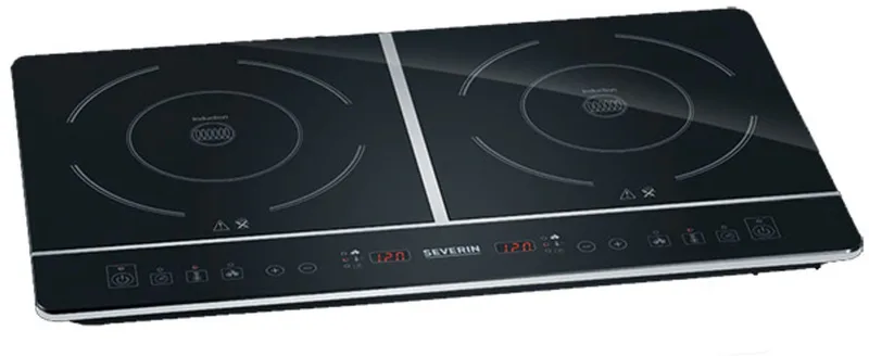 DK 1031 Dubbele inductie kookplaat de Severin en Noir – photo produit
