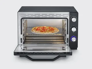 TO 2073 - Vrijstaande hete lucht Oven - Zwart de Severin en Zwart- Silver – photo produit 2 sur 3