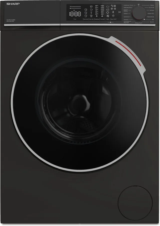 ESNFL814CBDABX - wasmachine - energie label A-20% - 8kg - 1400 toeren - 15 programma's