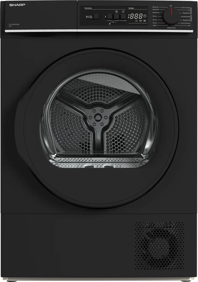 KDNHA8S6GBCCB- warmtepomp droger – 8 KG – energie label C – 15 programma’s – LED trommelverlichting