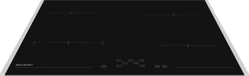 Sharp-KH6V08FT0KEU-Keramische kookplaat-inbouw-60cm by Sharp in Black – product photo