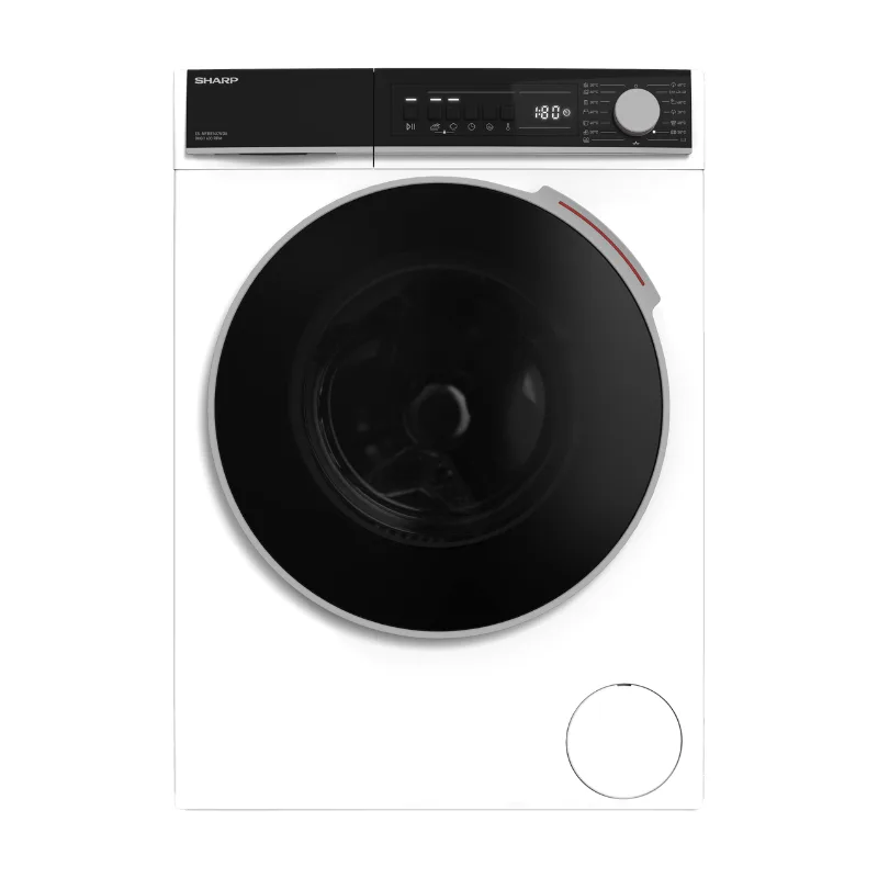 Wasmachine - 8 kg. 1400 rpm, Energieklasse A (-20%), DoubleJet-technologie, Invertermotor, Wit, ESNFB814CWDACB de Sharp – photo produit