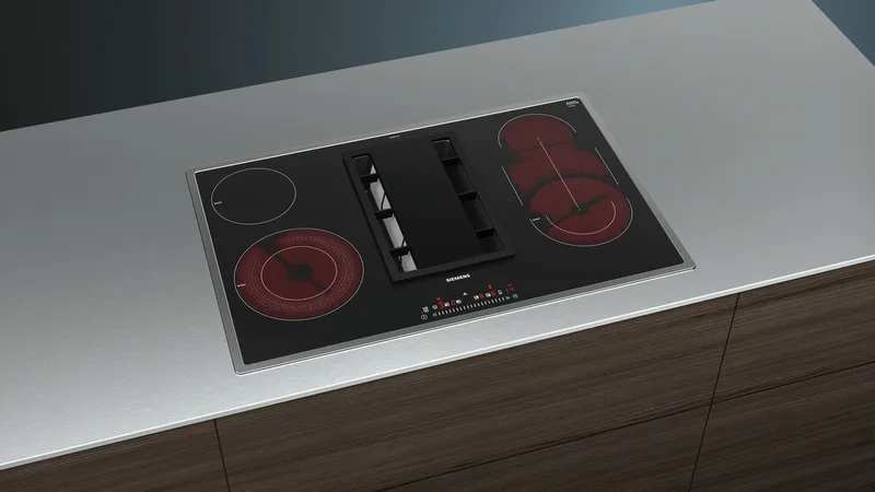 ET845FM11E kookplaat Ingebouwd Keramisch 4 zone(s) de Siemens en Noir – photo produit