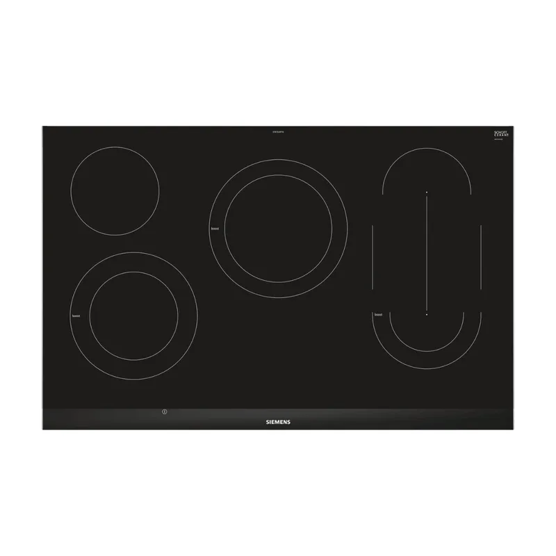ET875LMP1D iQ500 elektrische kookplaat, 80 cm, onder werkblad, met randlijst de Siemens – photo produit