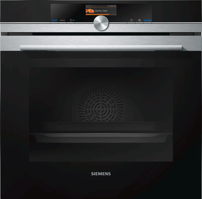 HB676G0S1 Inbouw oven - RVS Zwart fra Siemens i Roestvrijstaal – produktbillede
