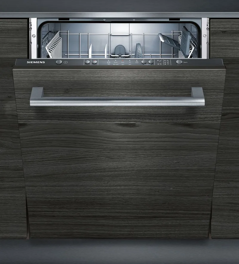 iQ100 SN615X01AE vaatwasser Volledig ingebouwd 12 couverts de Siemens en Gris – photo produit