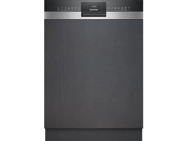 teilintegrierbarer Geschirrspüler iQ300 SN53HS03VE, 14 Maßgedecke, Schnelles Spülen mit varioSpeedPlus und flexibles Korbsystem von Siemens – Produktfoto