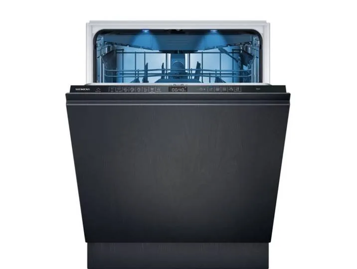 vollintegrierbarer Geschirrspüler iQ500 SN65EX12CE, 9 l, 14 Maßgedecke, Restlaufzeit auf den Boden projiziert, Wifi-fähig de Siemens – photo produit