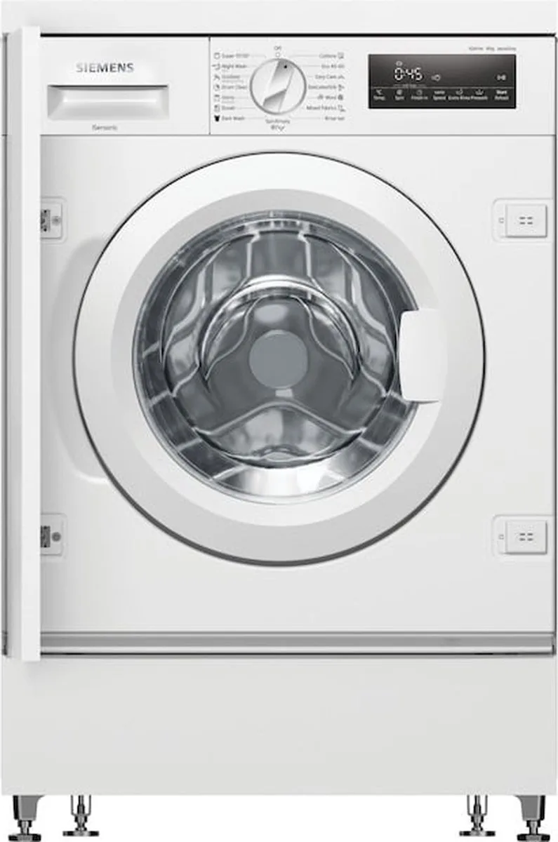 WI14W542EU - Voorlader Wasmachine - 8 kg Capaciteit - 1400 RPM - ENG display de Siemens en Blanc – photo produit