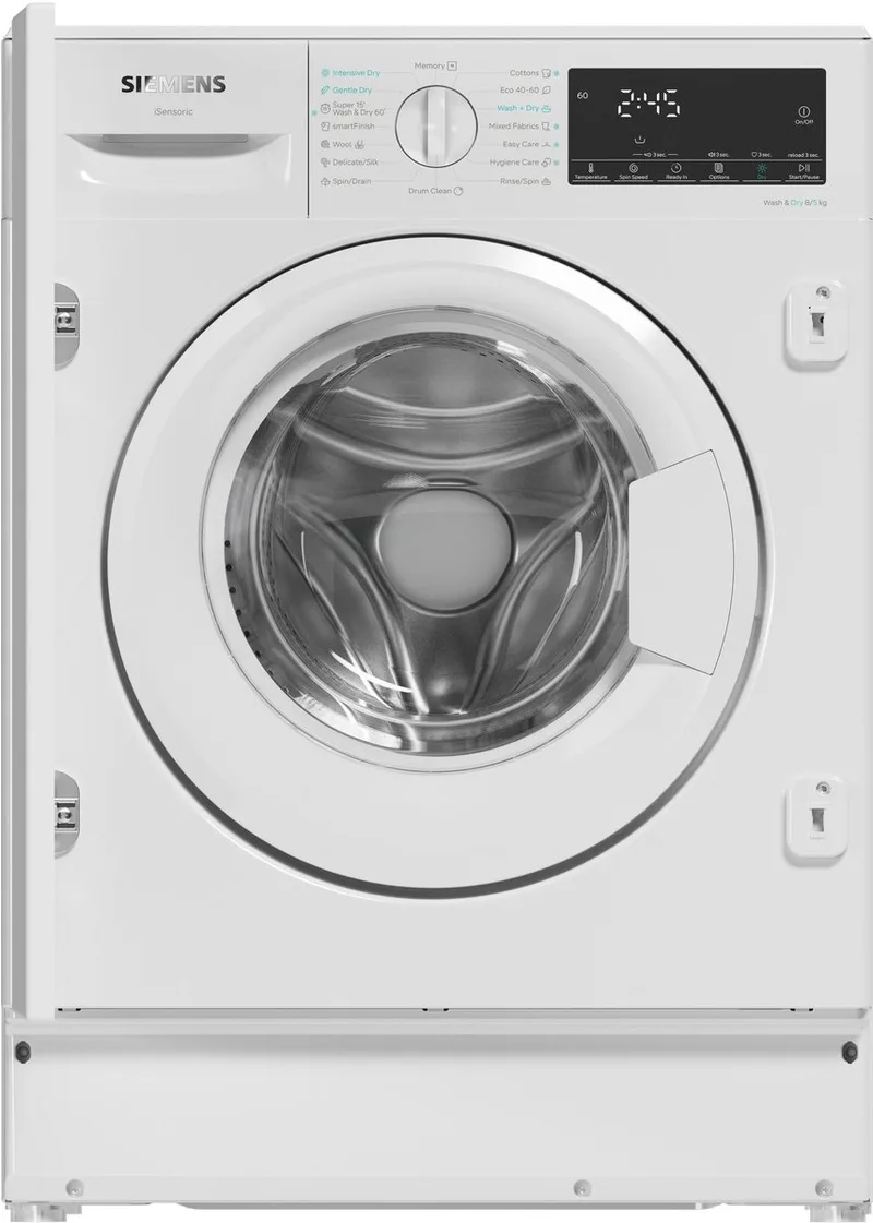 WK14D490EU - iQ500 - Inbouw was-droogcombinatie van Siemens in Wit – productfoto