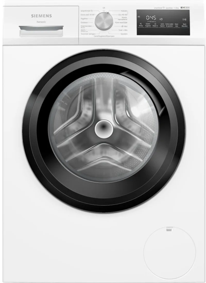 WM14N209NL IQ300 Wasmachine 8 kg - 1400 rpm by Siemens in White – product photo