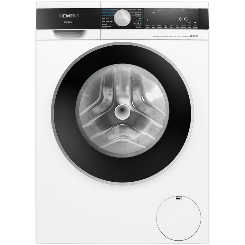 WN54G2A7NL Was-droogcombinatie Wit fra Siemens – produktbillede