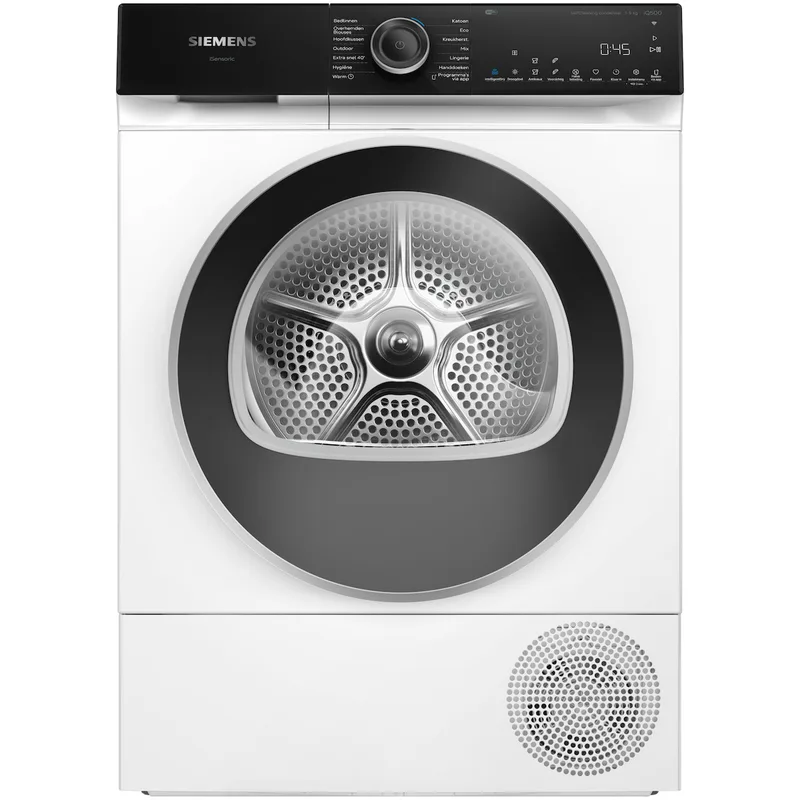WQ45H2B7NL Warmtepompdroger Wit von Siemens – Produktfoto