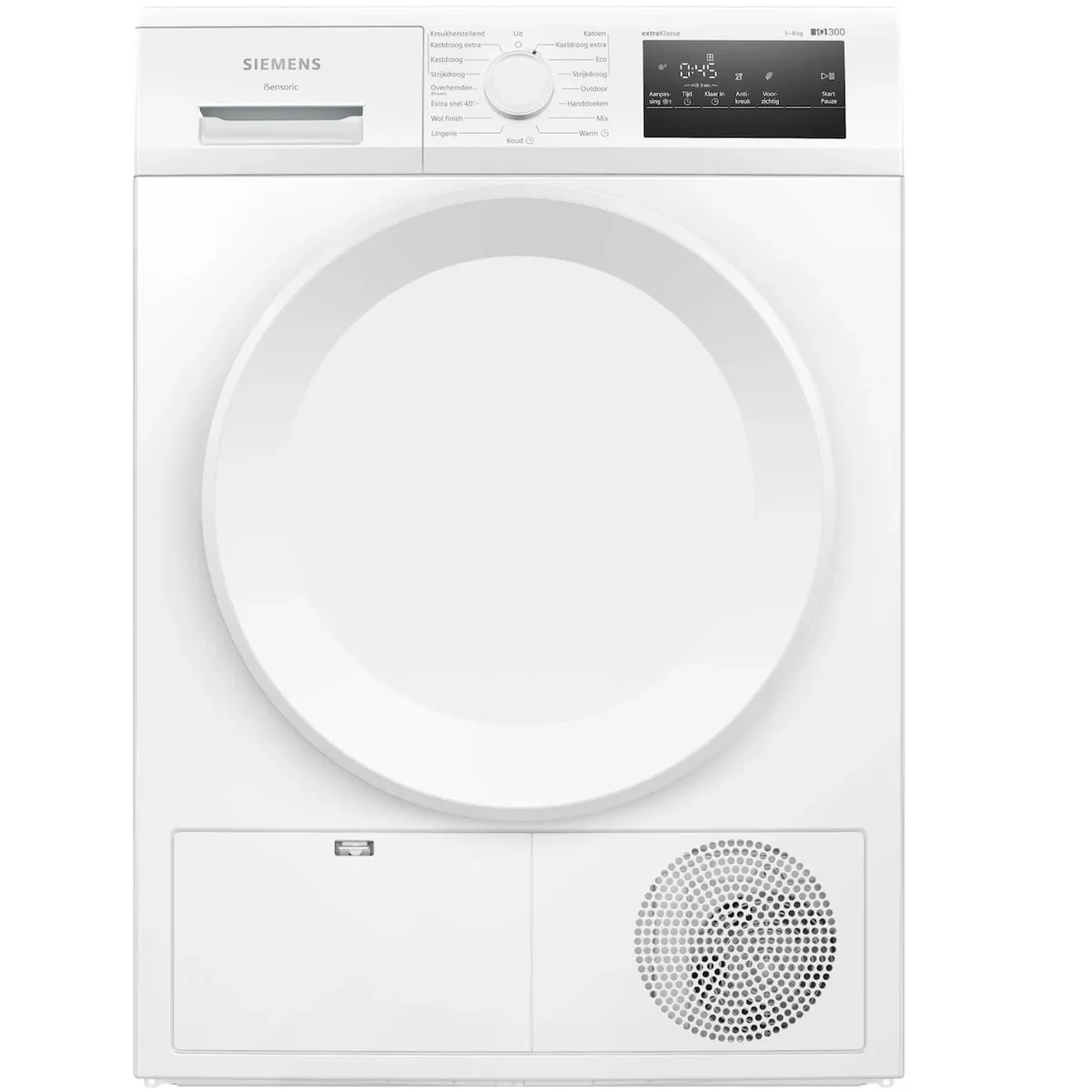 WT43H00MNL extraKlasse Warmtepompdroger Wit by Siemens – product photo