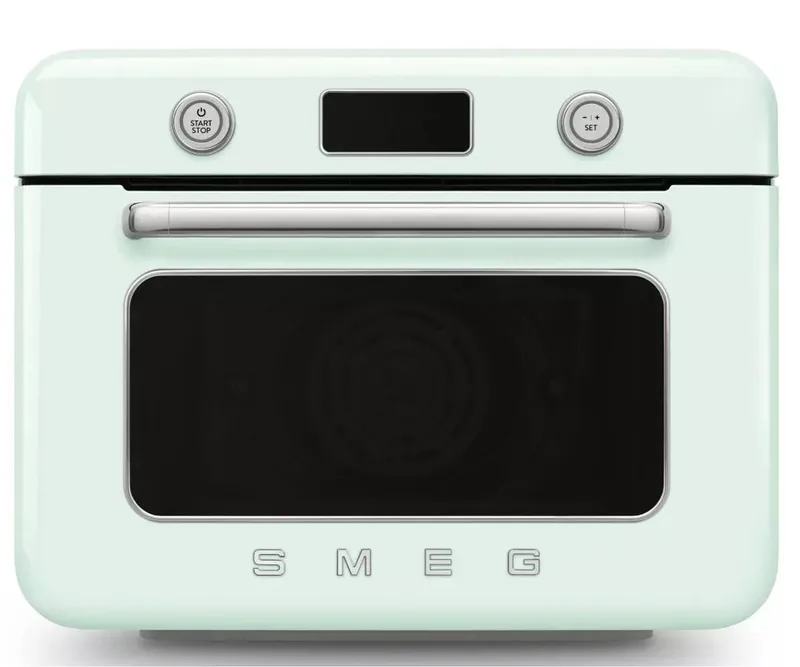 COF01PGEU Vrijstaande Combi-Stoomoven - Stoomoven & Heteluchtoven - Air Fry - 30L - 10 Functies - 33 Automatische Recepten - Galileo Multicooking Technologie - '50s Style fra Smeg i Watergroen – produktbillede