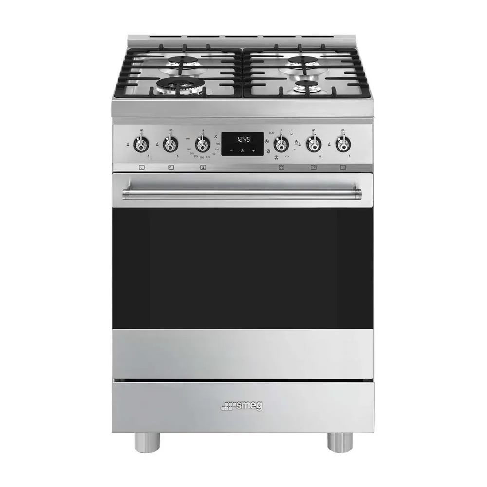 Gaskomfur med ovn Sinfonia 60x60 Cm 4 brændere fra Smeg – produktbillede