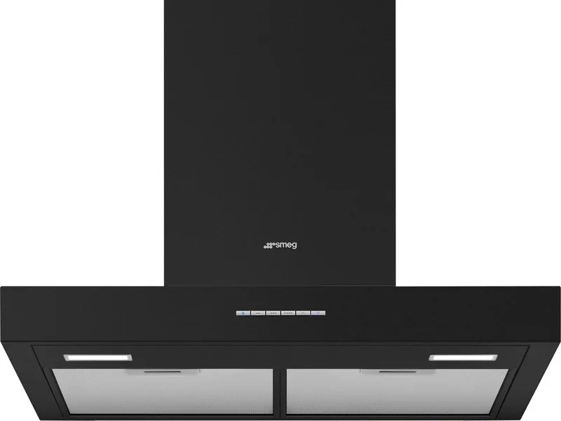 KBT600MB - Afzuigkap - 60 cm - Wandschouw Afzuigkap - 820 m³/u - LED Verlichting - Energieklasse A by Smeg in Mat zwart – product photo